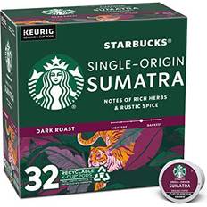 Starbucks K-cups & Coffee Pods Starbucks K-Cup Coffee Pods—Dark Roast Coffee—Sumatra—100% Arabica—1