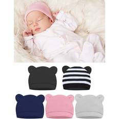 18-24M Beanies Children's Clothing Deago Toddler Newborn Kids Baby Boy Girl Infants Cotton Soft Warm Hat Cute Beanie Cap Black One Size