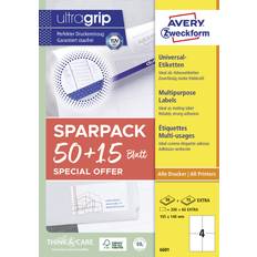 AVERY Zweckform Universaletiketter 97 x 67.7 mm Hvid