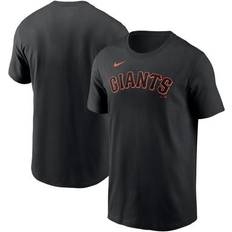 Short Sleeve T-shirts NIKE San Francisco Giants Fuse Wordmark Cotton Tee Mens