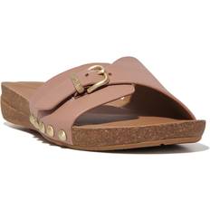 Fitflop Sandales Fitflop iQushion Adjustable Buckle Slides Beige