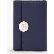 Loewe Abyss Blue Pebble Small Leather Wallet - ABYSS BLUE