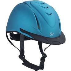 Turquoise Rider Gear Ovation Metallic Schooler Helmet Teal XX-Small/X-Small