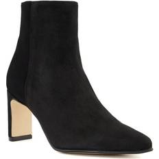 Synthetic Ankle Boots Dune London Women's Ladies Otta Mid-Heel Pointed Ankle Boots Black