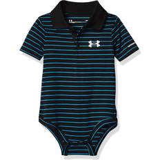 Bodysuits Under Armour Baby-Boys Newborn Polo Yarn Dye. Bodysuit, Black, 9-12 Months