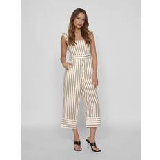 Brown - Jumpsuits Jumpsuits & Overalls Vila Sleeveless Jumpsuit