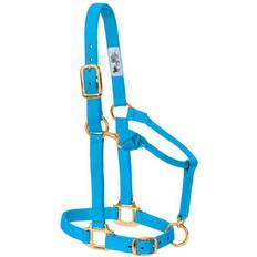 Halters & Lead Ropes Weaver Original Adjustable Nylon Horse Halter, Hurricane Blue