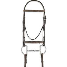 Bridles Ovation Classic CC Fancy Raised Bridle Brown Oversize