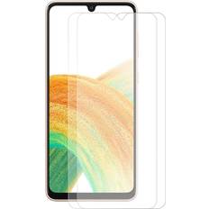 [2-PACK] Härdat Glas Skärmskydd Samsung Galaxy A33 5G Clear TheMobileStore Galaxy A33 5G tillbehör