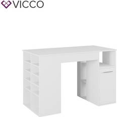 Holz Schreibtische VICCO Victoria Painting Table White Schreibtisch 60x135cm