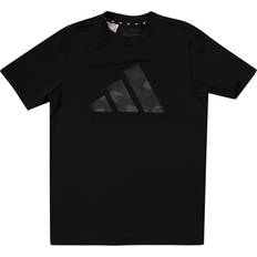 Adidas L T-shirts Adidas Train Essentials Seasonal Print T-Shirt Black 15-16Y