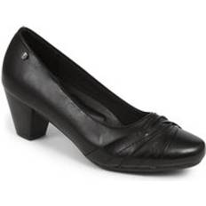 Low Heeled Court Shoes Black