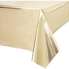 Table Decorations Amscan Paper Metallic Party Table Cover Gold One Size