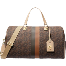 Baklomme Duffel- & Sportsbager Michael Kors Grayson Extra Large Empire Signature Logo Stripe Weekender Bag - Brown