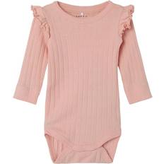 Name It Henny Long Sleeved Romper - Apricot Blush (13237797)