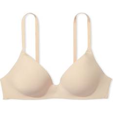 Polyamide - Women Clothing Victoria's Secret Pink Wear Everywhere Push-Up Wireless Bra - Marzipan