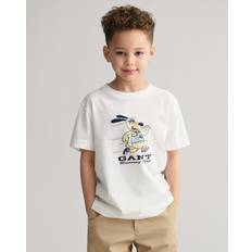 Gant T-shirts Barnkläder Gant Barn Kids T-shirt med springande hund 110/116