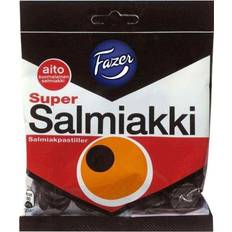 Glutenfrei Lakritz Fazer Super Salmiakki salted liquorice pastille 80g