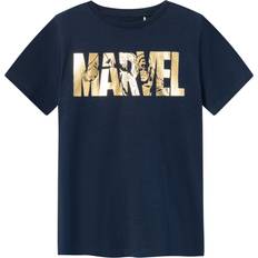 Marvel T-shirts Børnetøj Name It Dark Sapphire Ango Marvel T-Shirt 134/140