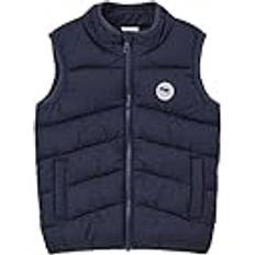 9-12M Warm gefütterte Westen s.Oliver Junior Outdoor Jacke, Blau, 92