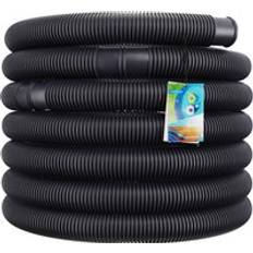 Poolslange sort Ø38mm x 6m