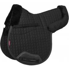 M Saddle Pads LeMieux Merino Half Lined GP Numnah Black/Black