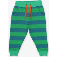 Toby Tiger Organic Green Green Striped Joggers 3-4y