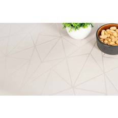 Duge & Stofservietter Nordstrand Home Jacquard geometrisk mønster Eksklusiv Dug Beige