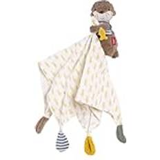 Fehn Muslin Cuddle Blanket Otter Sleep Aid & Stuffed Toy Cuddle Blanket with Cotton Muslin Cloth & Cute Toy Figure for Babies and Toddlers from 0 Months