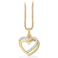 8k - Guld Halsband Scrouples Heart Karat Guld Halsband 214193