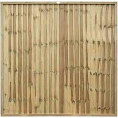 Fences Lemon Pavilion Grange Superior Closeboard Vertical Fence Panel 182.8x180cm