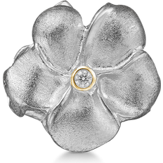 Aagaard Charms & Vedhæng Aagaard Sølv Smykkelås, Anemone Med Glitrende Zirkonia, Model 525,25