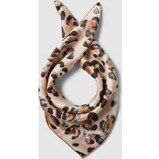 Fraas Schal mit allover Print und quadratischer Form in Beige, Größe One