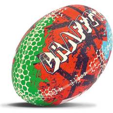 Rugby Rhino Thunder Rugbyball - Red / Blue