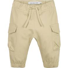 Calvin Klein Bukser Calvin Klein Newborn Woven Cargo Trousers Khaki