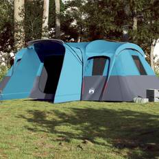 vidaXL Family Tent Tunnel 16-Person Blue