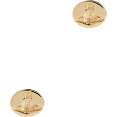 Vivienne Westwood Gold Plated Earrings Vivienne Westwood Janus orb Single Stud Earring Gold