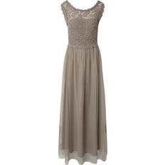 Vila Vilynnea Lace Maxi Dress - Taupe