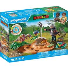 Playmobil dinos Playmobil Dinos Stegosaurus Nest with Egg Thief 71526