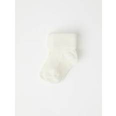 Babies Socks Polarn O. Pyret Merino Baby Socks White 0-1m x 10-Dec