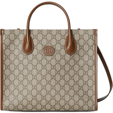 Gucci bag Gucci Supreme Small Tote Bag - Beige/Ebony