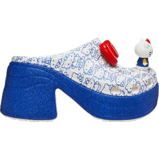 Plateau Pantoletten Crocs Hello Kitty Siren Clog - White