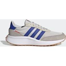 adidas Run 70s Lifestyle Running Shoes Grey One Lucid Blue Better Scarlet