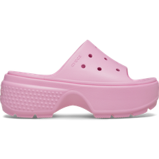 Pink - Unisex Slides Crocs Stomp Slide - Pink Tweed