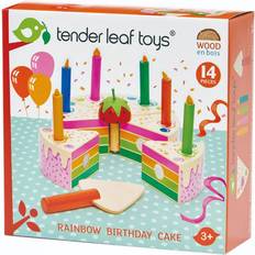 Food Toys Tender Leaf Rainbow Birthday Cake