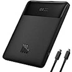 Baseus Power Bank, Powerbank 20000mah 100W Slim Laptop Powerbank USB C Digitalanzeige Schnelllade Externe Handyakkus für Laptop, MacBook Air, Dell, IPad, HP, iPhone, Samsung, Switch, ROG Ally