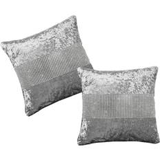 Mercer41 Boney Cushion Cover Silver, Grey (45x45cm)