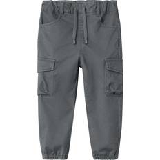 Name It Ben Baggy Fit Cargo Byxa - Lava Smoke (13212620)