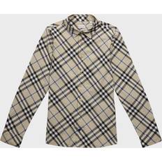 9-12M - Boys Shirts Burberry Childrens Check Cotton Shirt 10Y