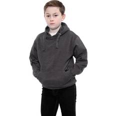 Grey Hoodies Kids Pullover Matching Cord Hoodie